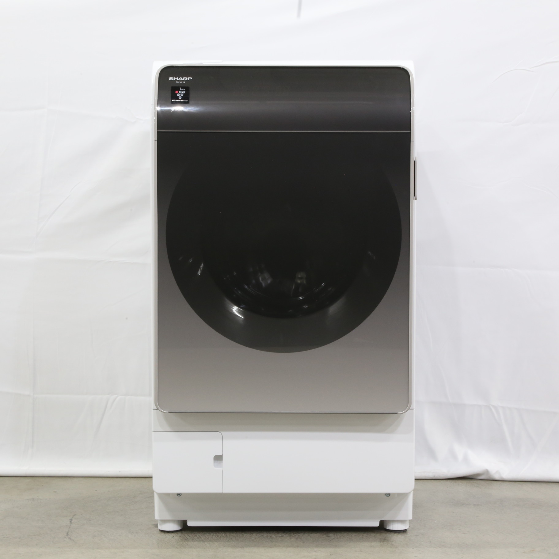 中古】〔展示品〕 ドラム式洗濯乾燥機 アッシュゴールド ES-V11B-NL