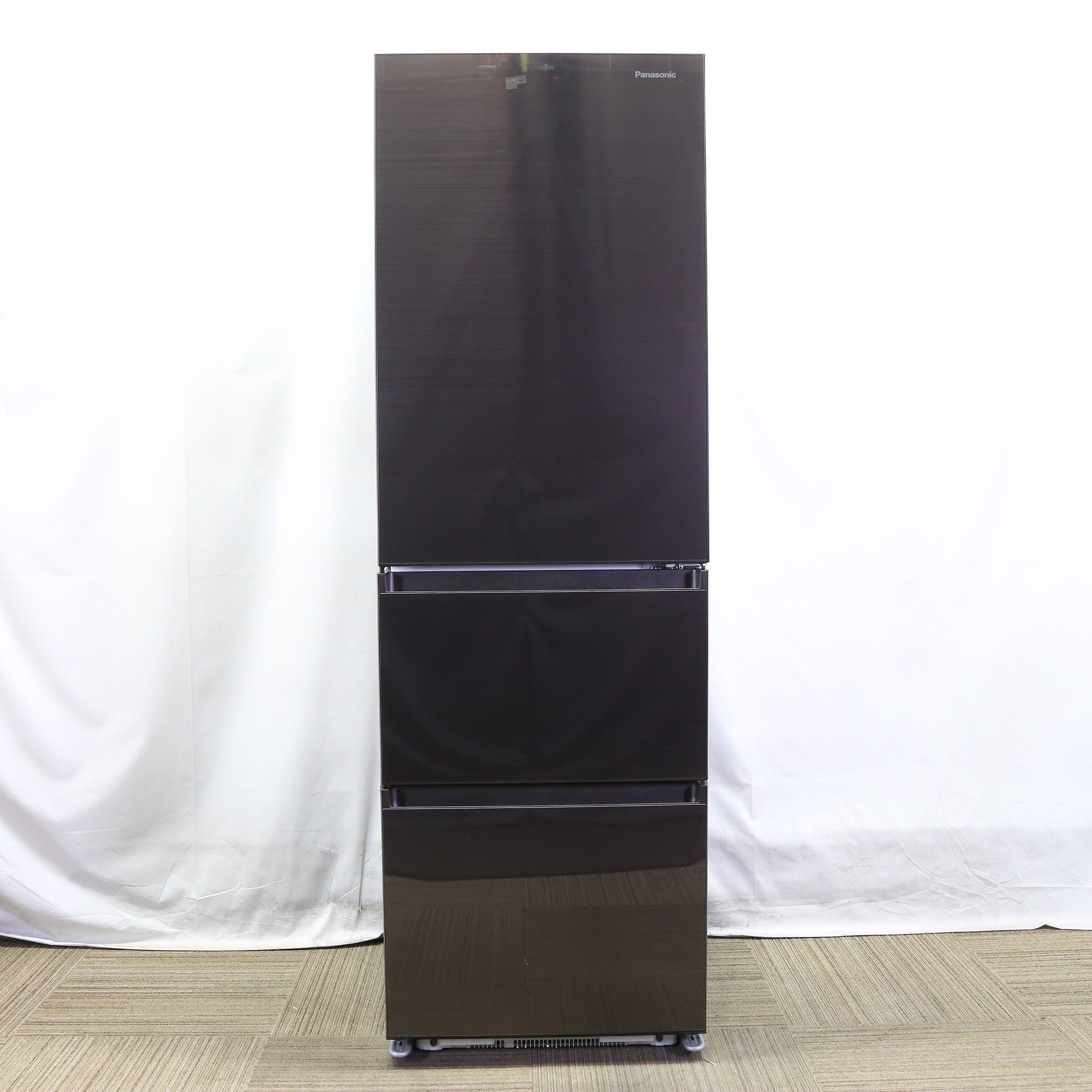 中古】〔中古品〕 冷蔵庫 GCタイプ ダークブラウン NR-C374GC-T ［幅