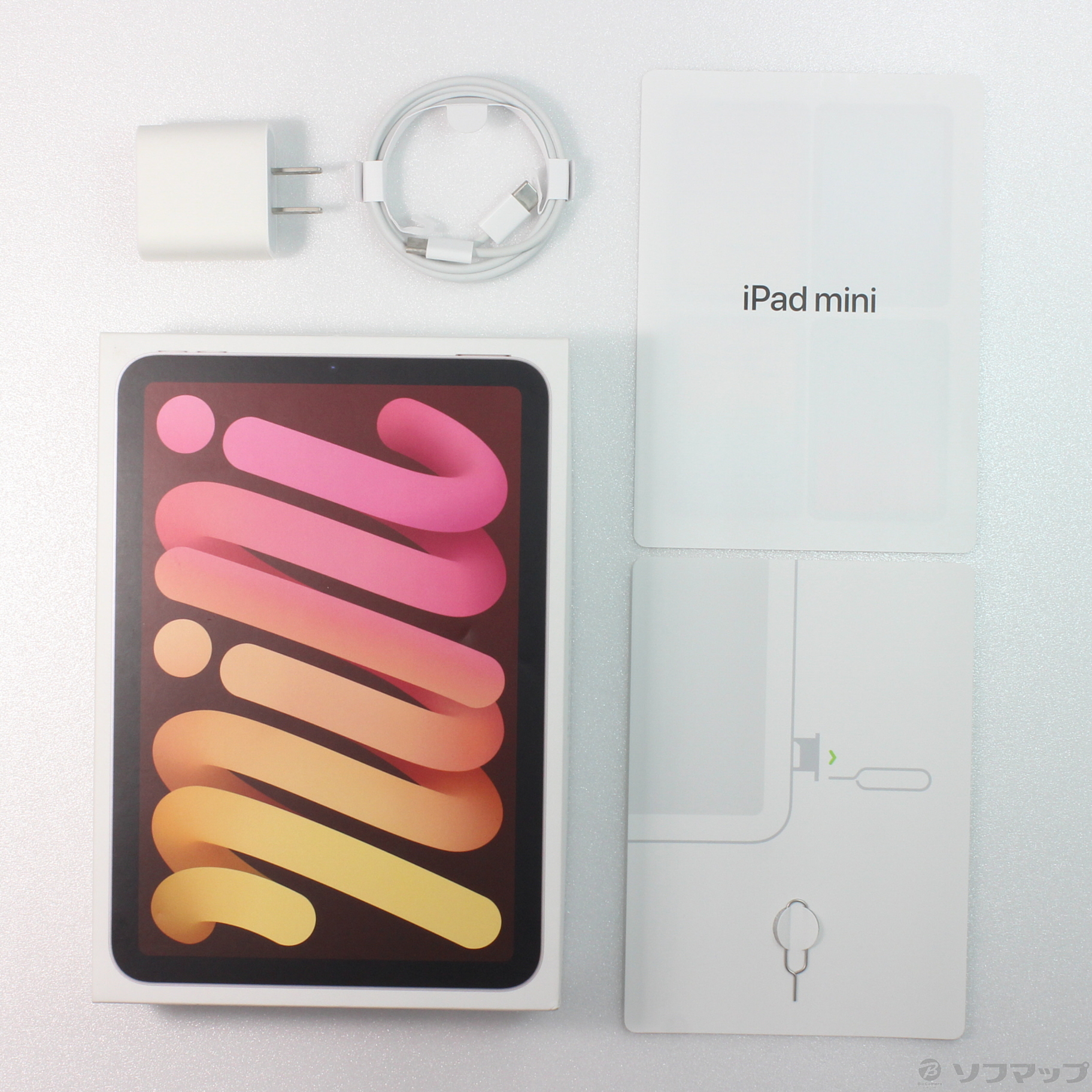 中古】iPad mini 第6世代 256GB ピンク MLX93J／A SIMフリー