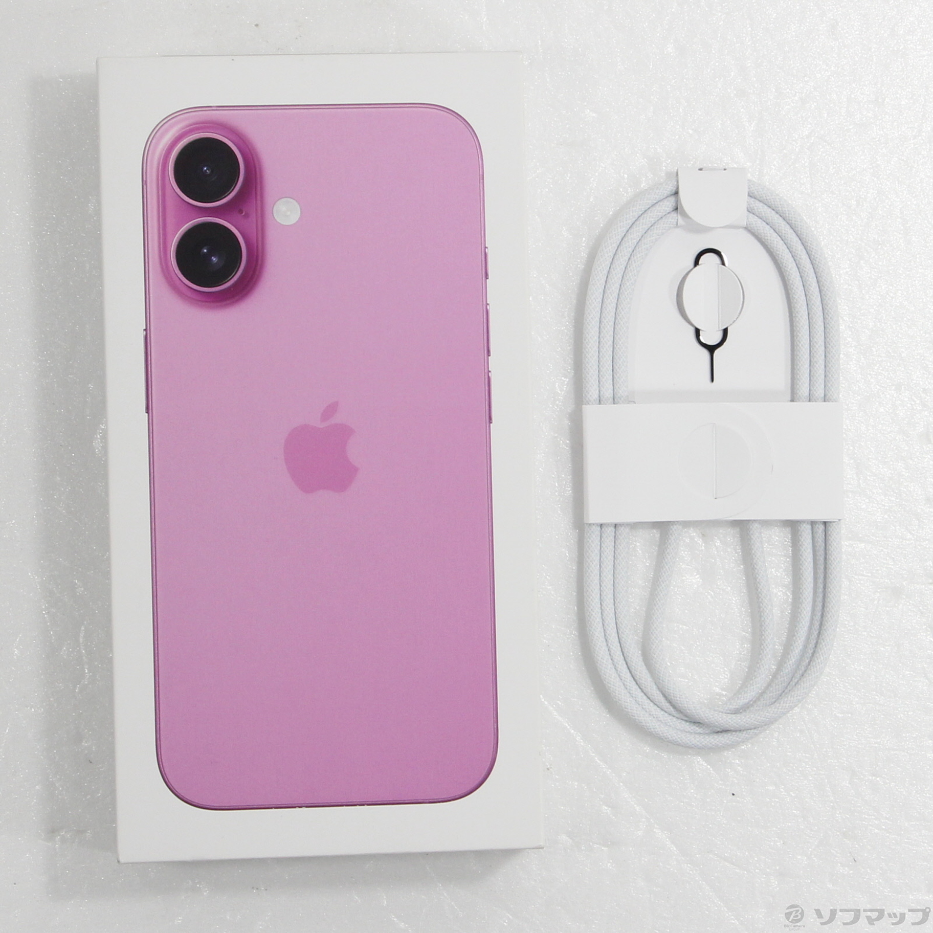 中古】iPhone16 128GB ピンク MYDT3J／A SIMフリー [2133059696004