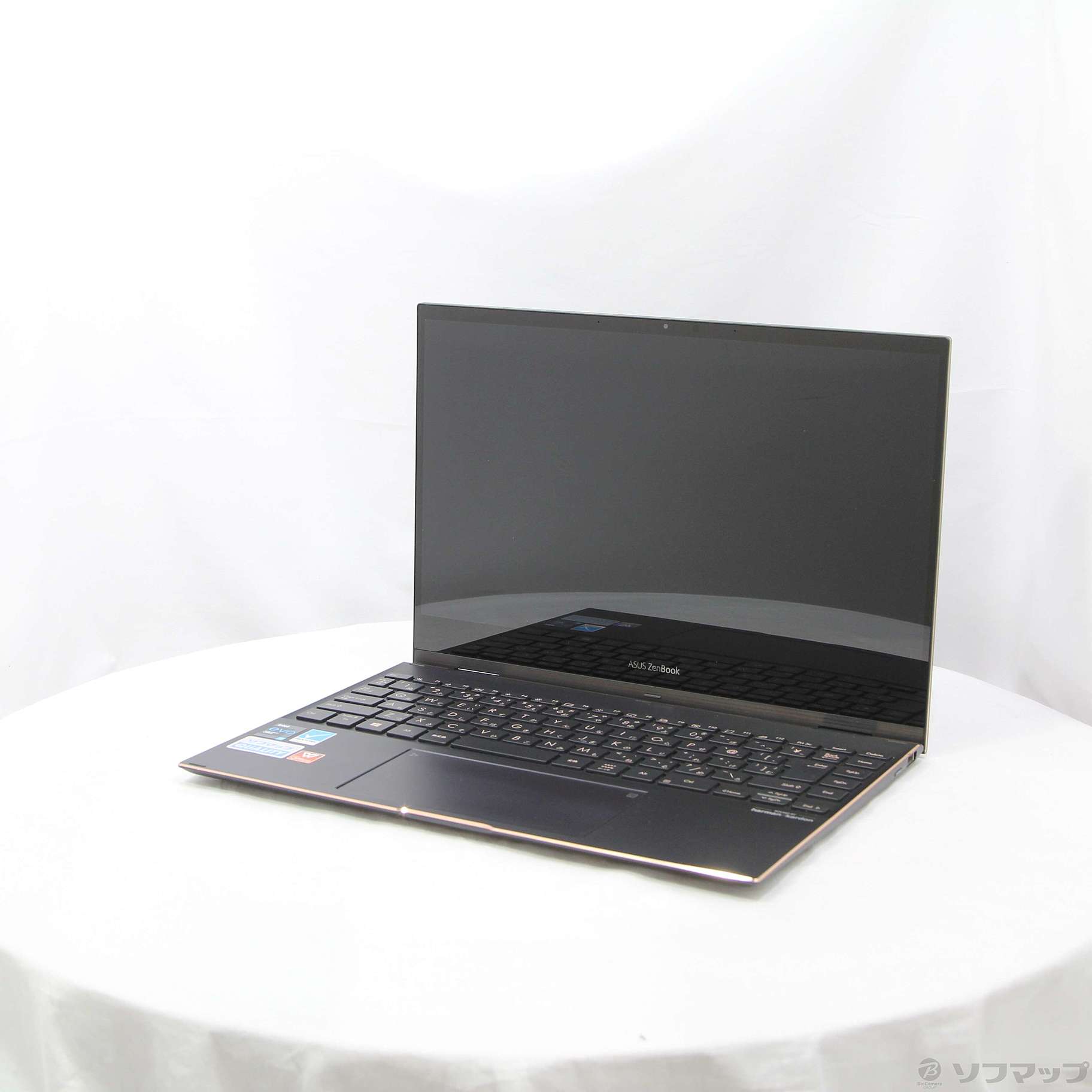 中古】ZenBook Flip S UX371EA UX371EA-HR015TS ジェードブラック