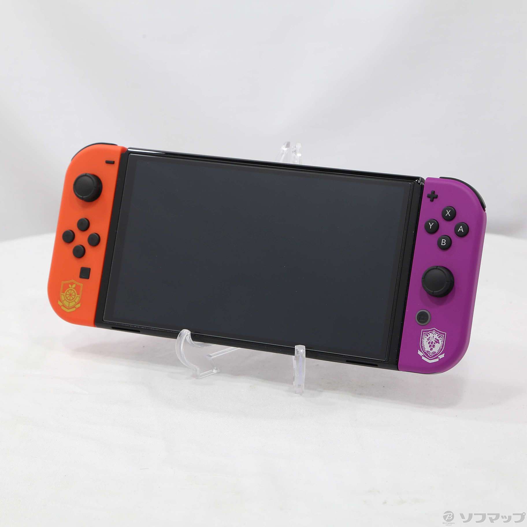 中古】Nintendo Switch 有機ELモデル スカーレット・バイオレット
