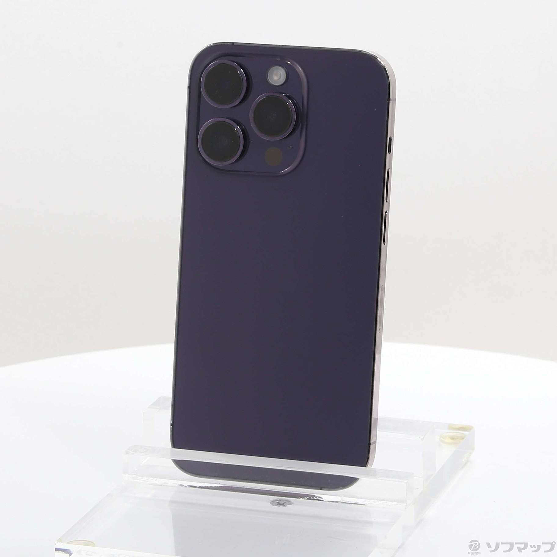中古】iPhone14 Pro 128GB ディープパープル MQ0F3J／A SIMフリー