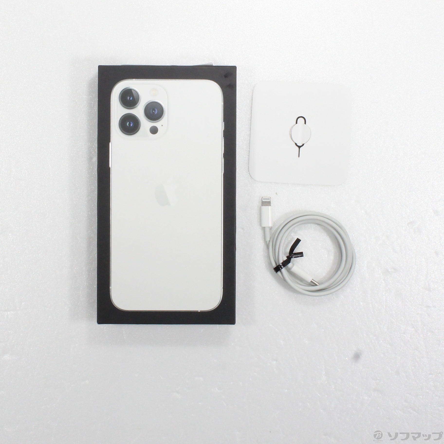 中古】iPhone13 Pro Max 128GB シルバー MLJ53J／A SIMフリー