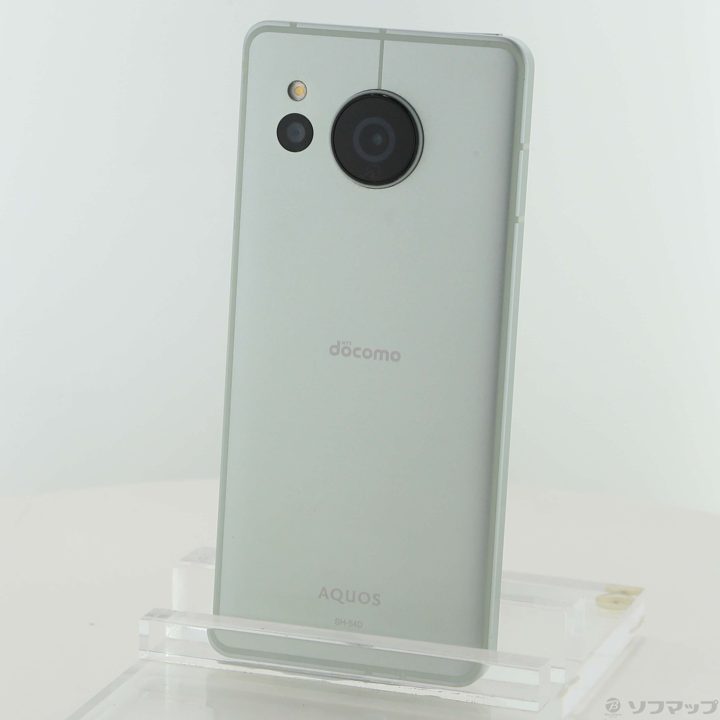 中古】AQUOS sense8 128GB ペールグリーン SH-54D docomo SIMフリー