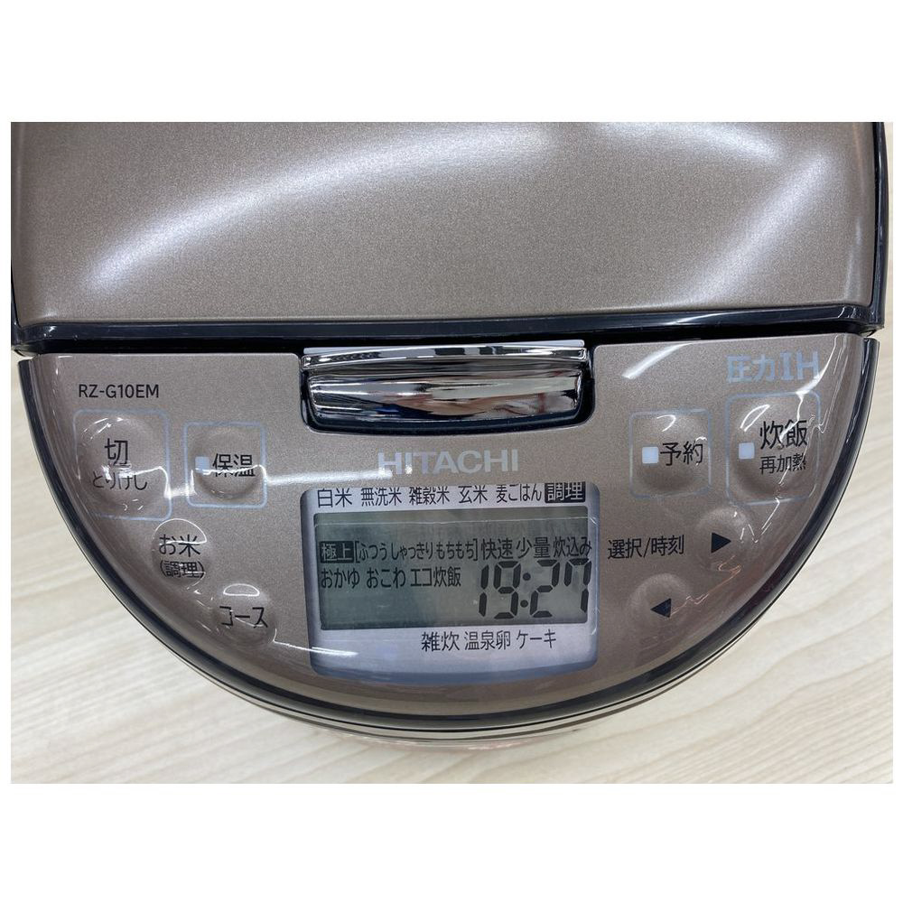 炊飯器 ブラウンメタリック RZ-G10EM-T ［5.5合 /圧力IH］｜の通販は