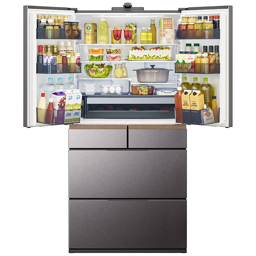 冷蔵庫 GXCCタイプ バイブレーションモーブグレー R-GXCC67X-H ［幅