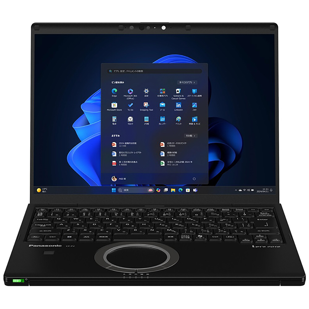 ノートパソコン レッツノート FVシリーズ ブラック CF-FV5HDNCR ［14.0