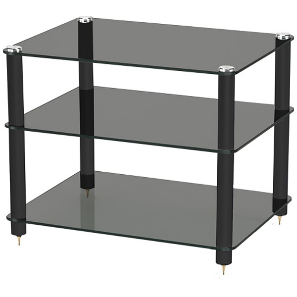 オーディオラック（3段合わせガラスラック） XT03SGB｜の通販は