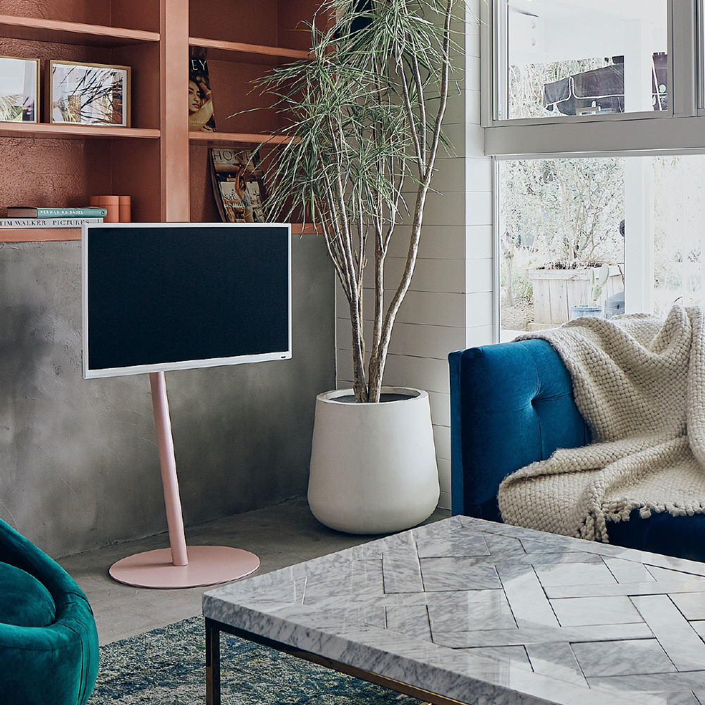 24～45V型対応 テレビスタンド M05000166 シルバー WALL anataIRO