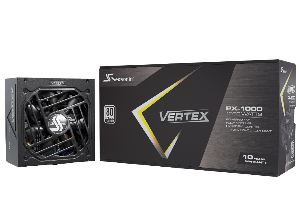 PC電源 VERTEX PX-1000 12102PXAFS ［1000W /ATX／EPS /Titanium］｜の