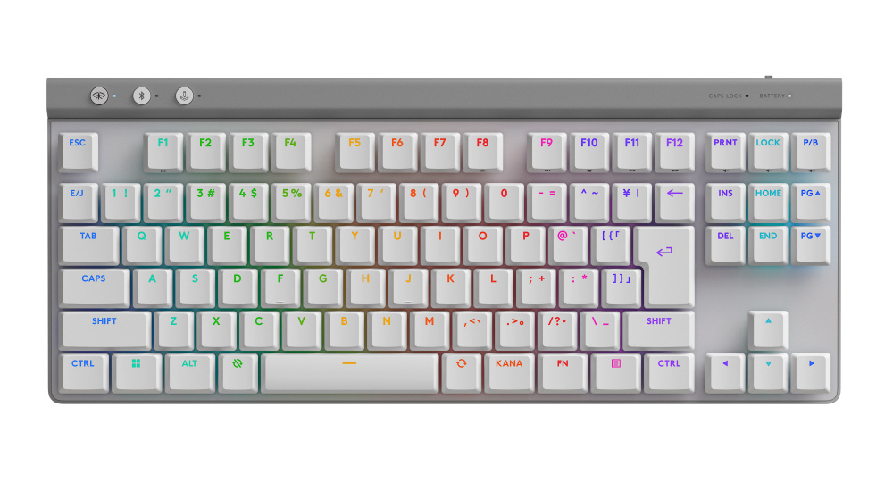 ゲーミングキーボード G515 LIGHTSPEED TKL(リニア) ホワイト G515-WL