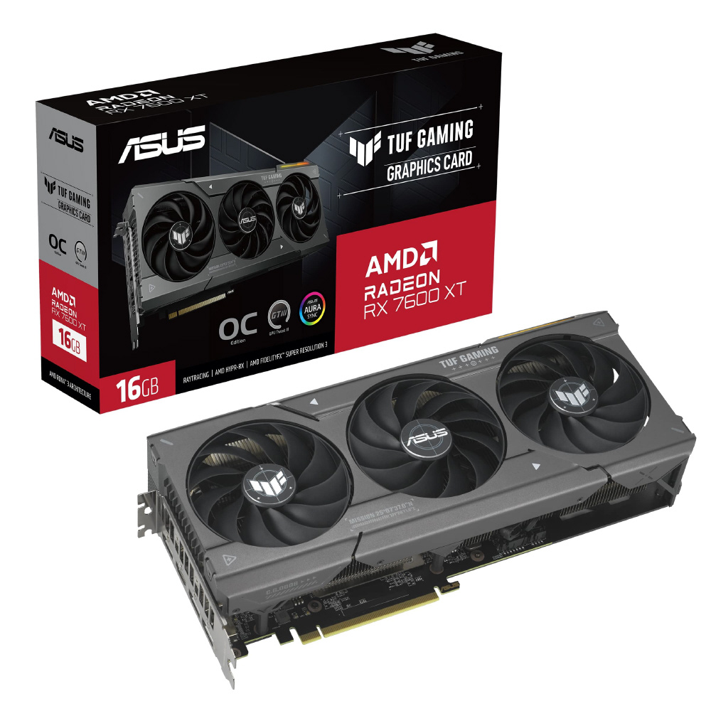 グラフィックボード TUF Gaming Radeon RX 7600 XT OC Edition 16GB