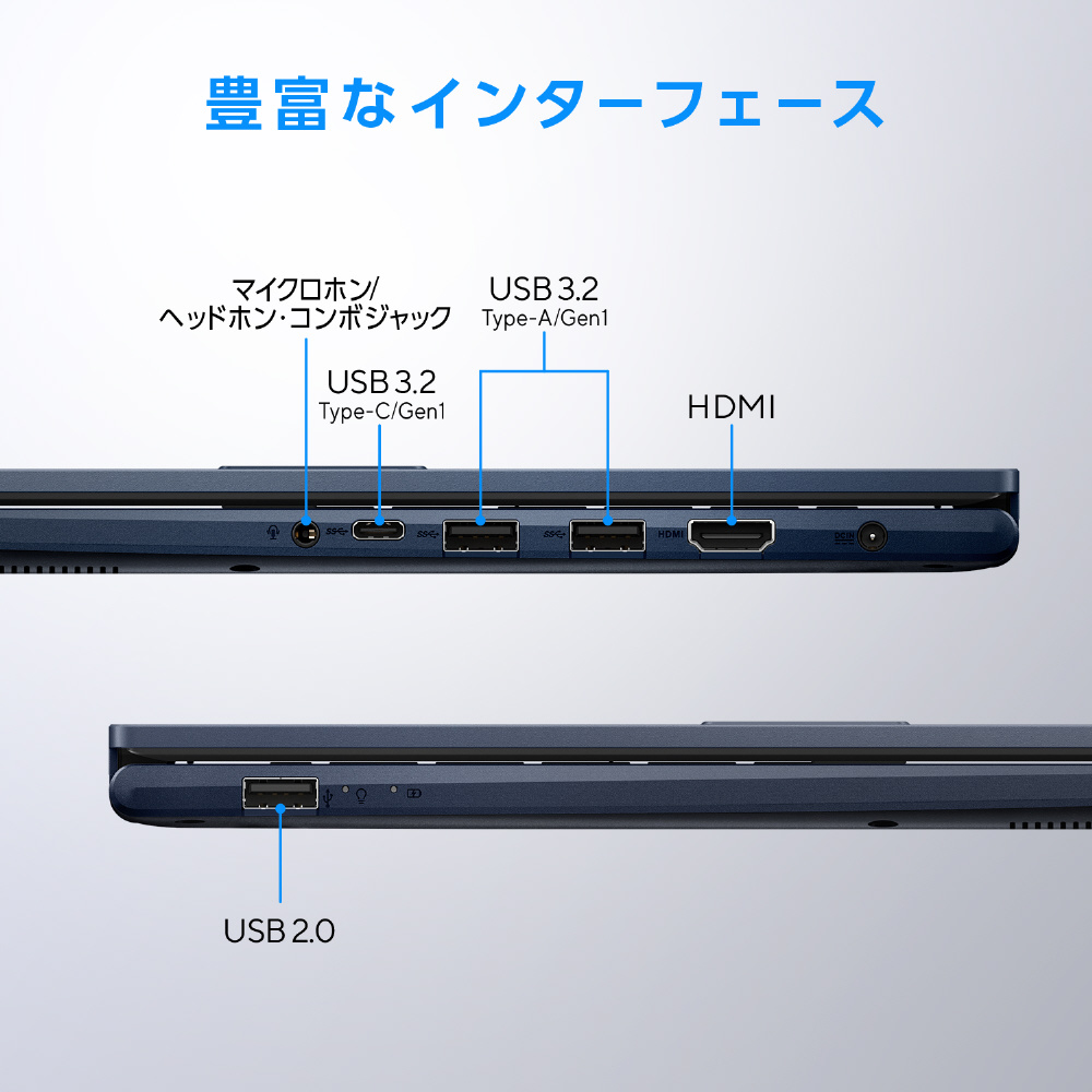 ノートパソコン Vivobook 15 クワイエットブルー X1504VA-I7165WS