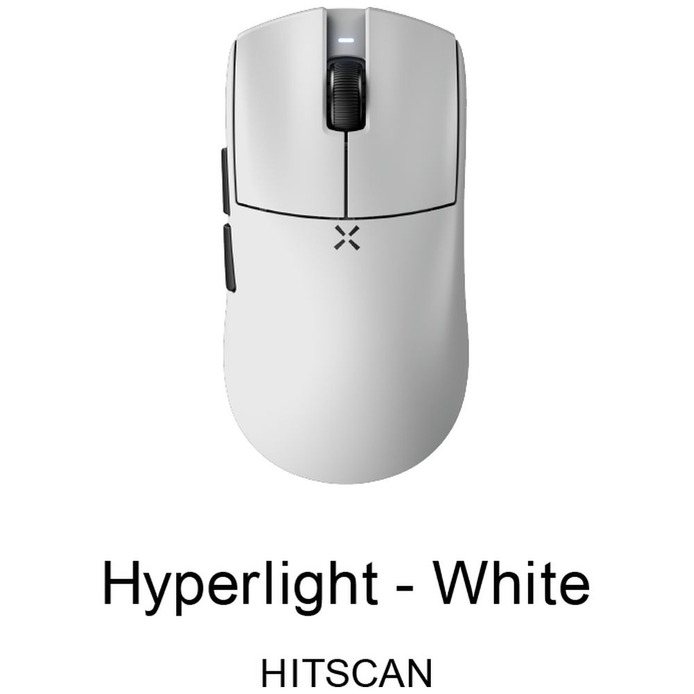 HITSCAN Hyperlight Wireless Gaming Mouse White Hyperlight Wireless