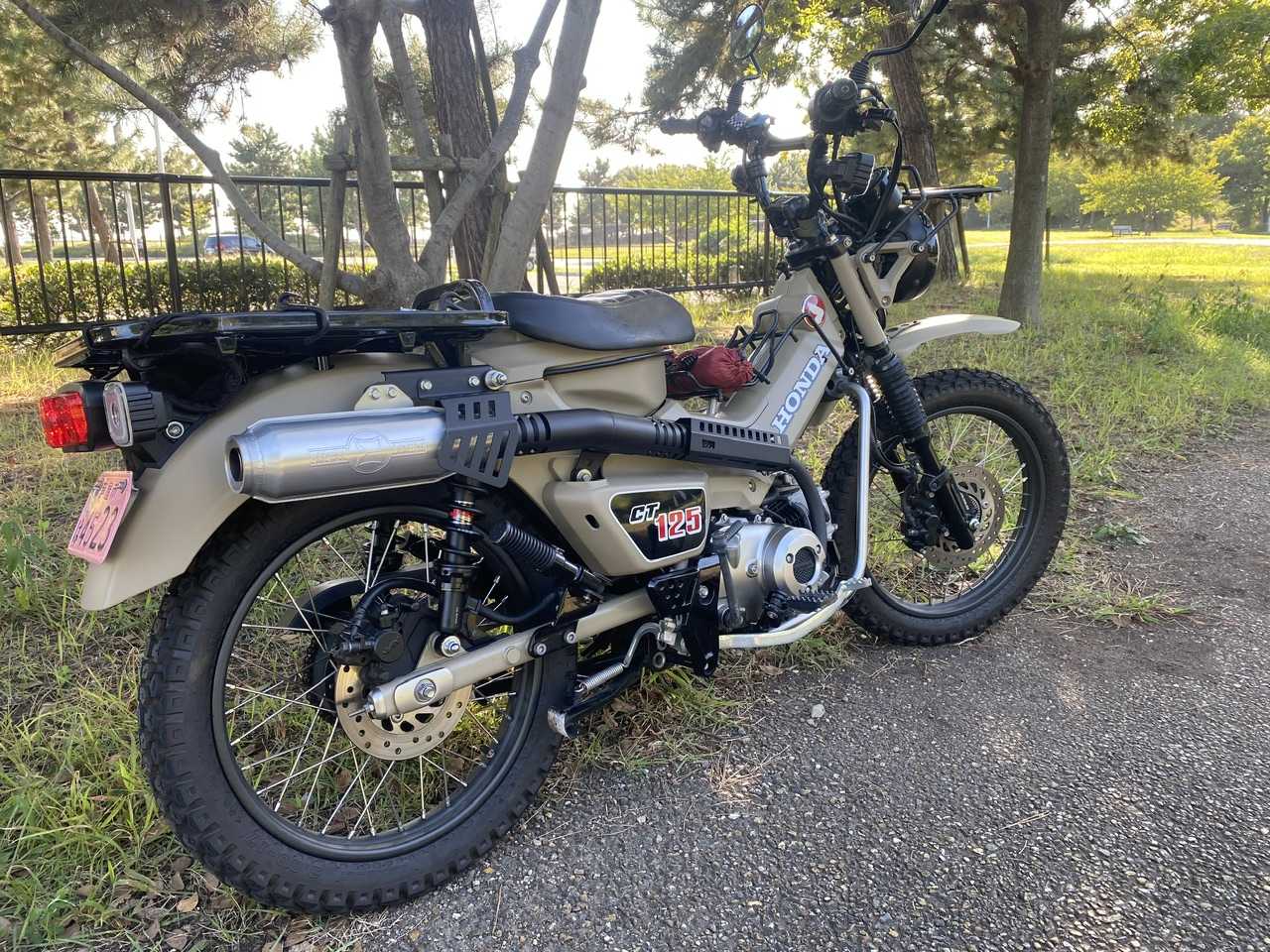 ハンターカブ【モリワキモンスターマフラー】にした | らすたひたすら