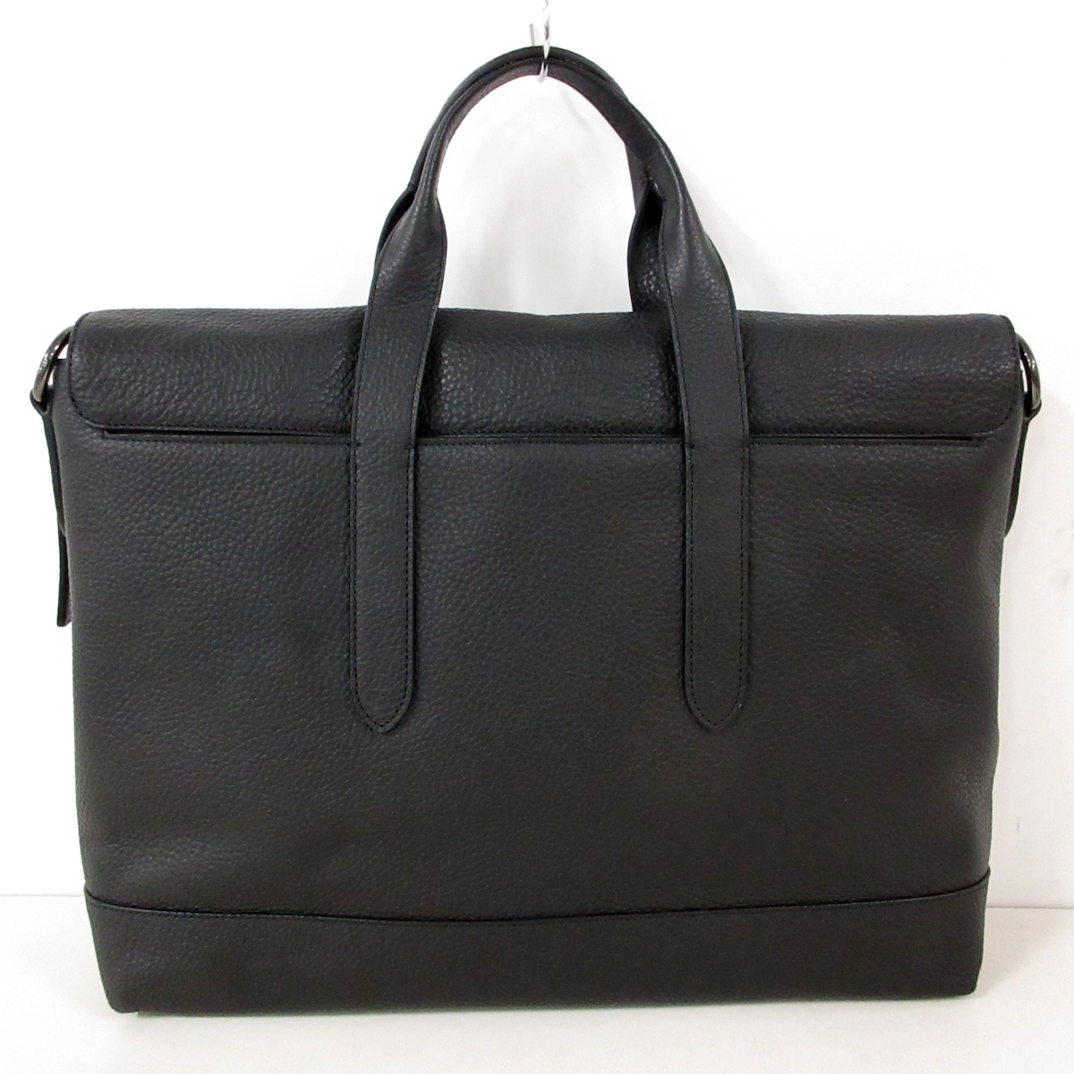 コーチ/ビジネスバッグ/ハミルトン ペブルド レザー ポートフォリオ/黒