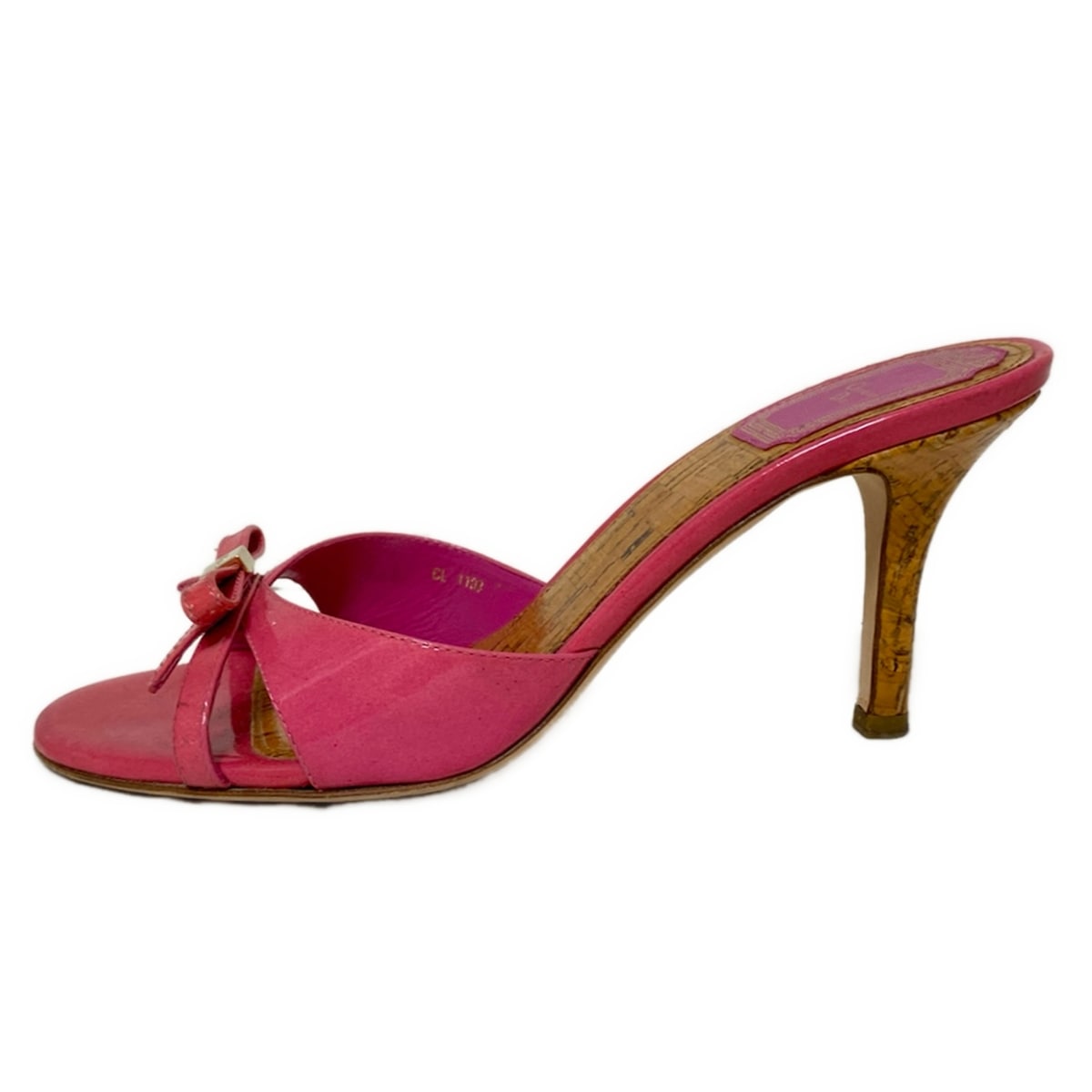 ディオール/クリスチャンディオール/サンダル/ピンク×ブラウン/サイズ