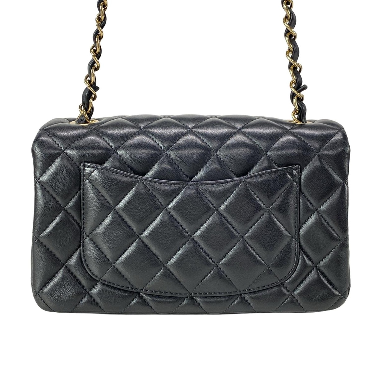 シャネル/ショルダーバッグ/ミニマトラッセ/黒/ラムスキン/型番