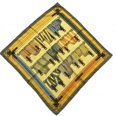 HERMES(エルメス)/思いがけない馬/×アイボリー×ブラック×ブラウンの