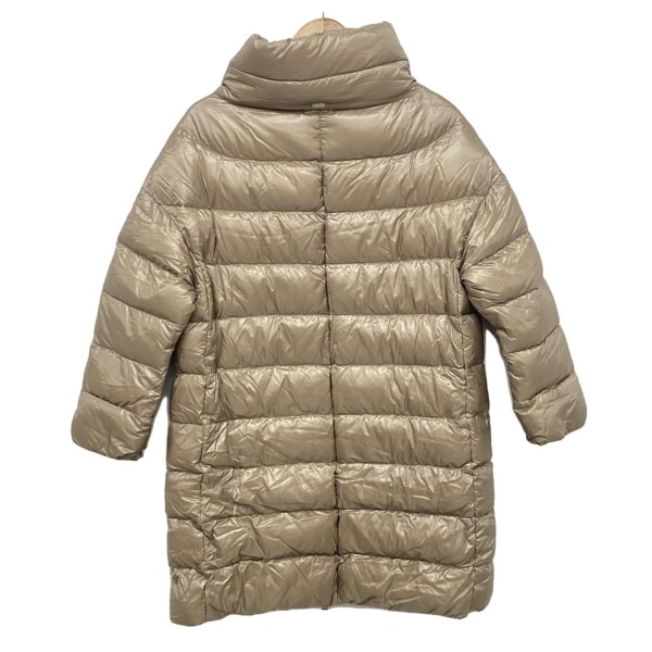 HERNO(ヘルノ) ダウンコート サイズ42 M レディース - ベージュ