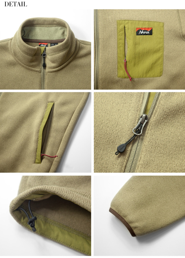 NANGA ナンガ ポーラテックフリースジップブルゾン セットアップ対応