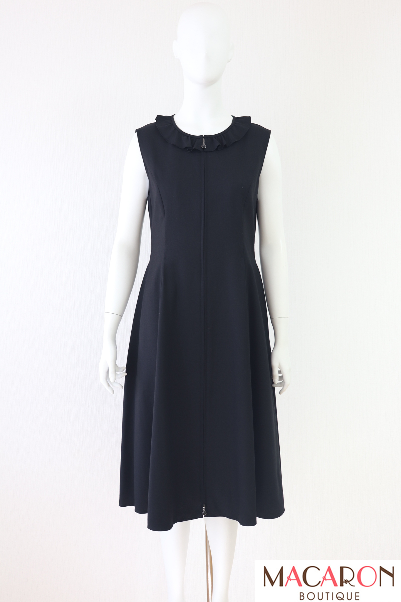 Rene（ルネ） フリルジップアップワンピース 6436400