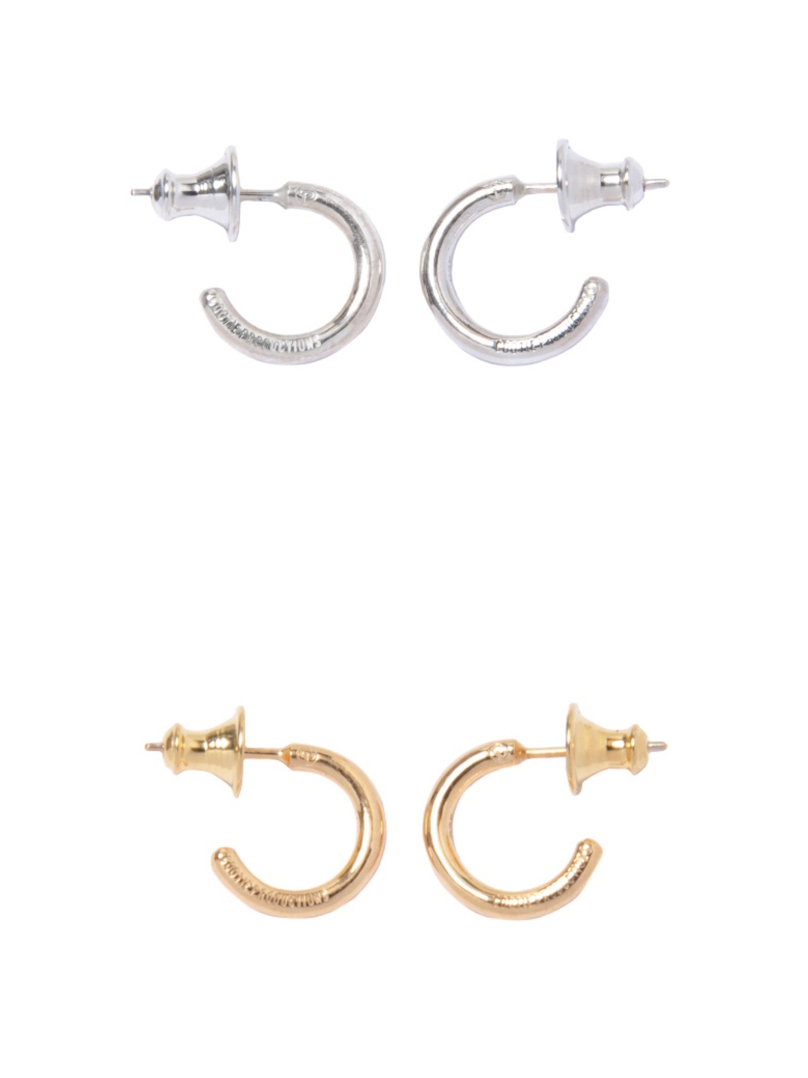 COOTIE 「One Stroke Earring - Small」 SILVER925製 ピアス
