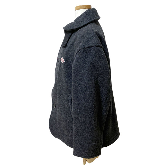 DANTON ダントン ウールパイル 丸襟ジャケット レディース DT-A0010