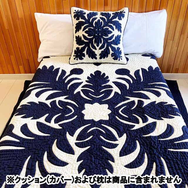 ハワイアンキルト タペストリー パンノキ 203cm×203cm ハワイアン