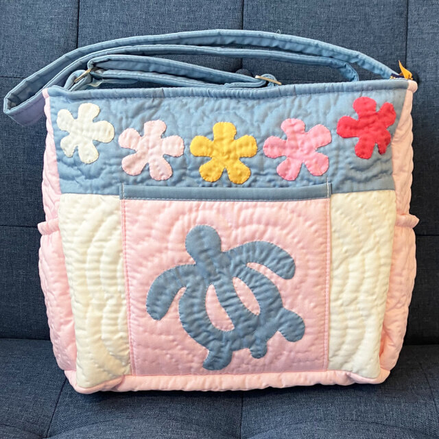 ハワイアンキルト バッグ マザーズバッグ おむつバッグ おでかけバッグ