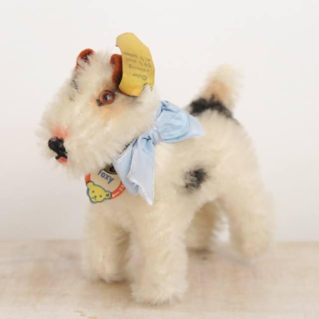 アンティーク シュタイフ ワイヤー フォックス テリア Steiff Foxy