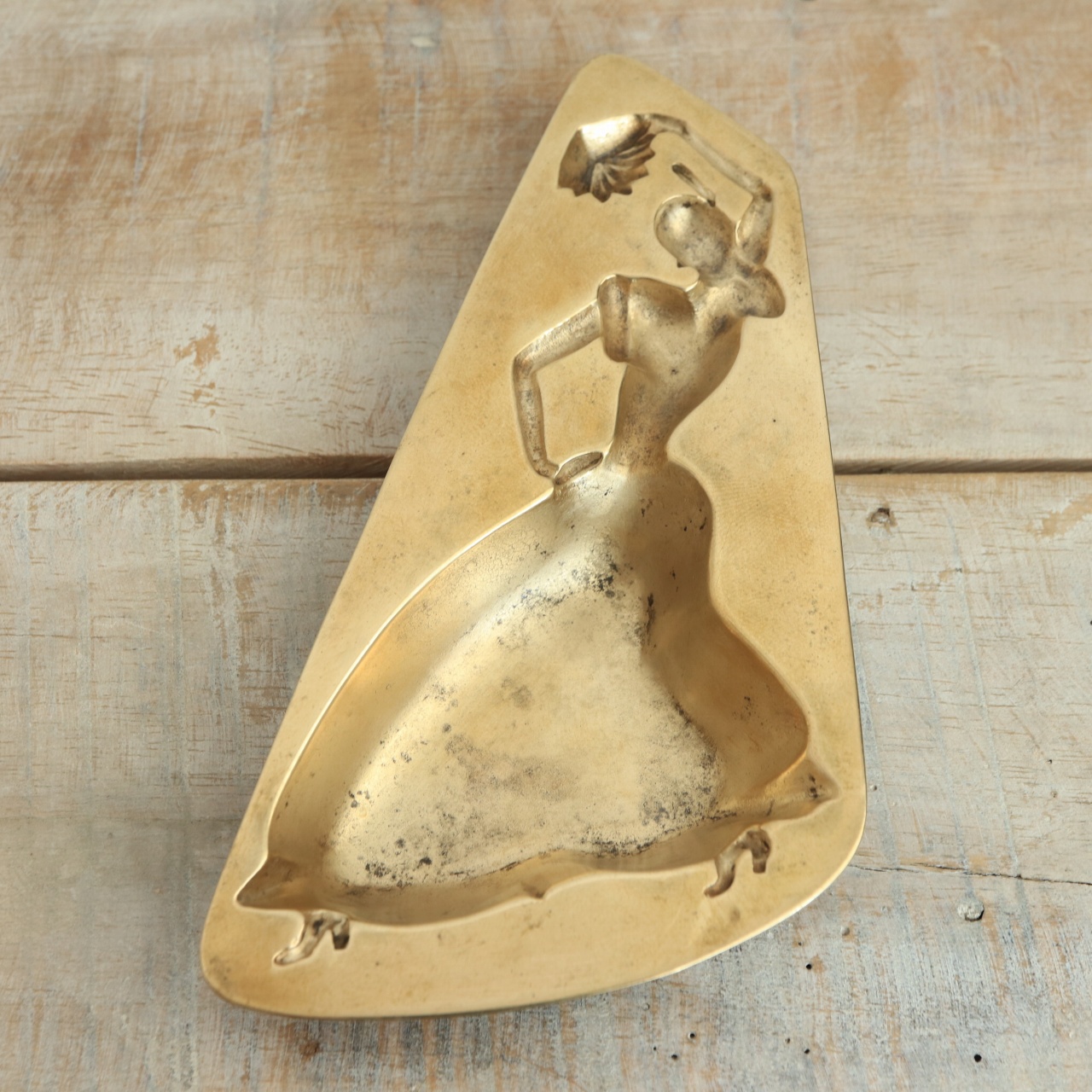 ジタン ビンテージ灰皿 ブラス製 GITANES