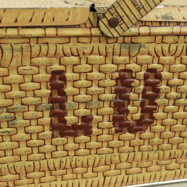 LU ビスケット ビンテージ バスケット 缶 LEFEVRE-UTILE