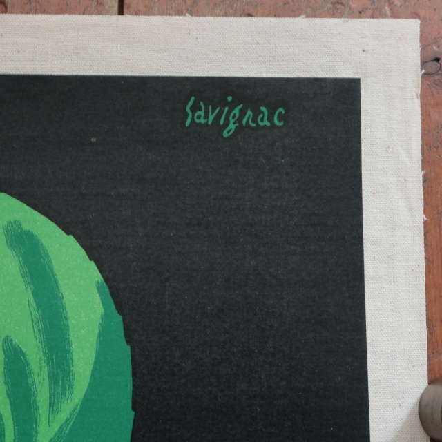 サヴィニャック 毛糸の2週間 ビンテージポスター Quinzaine de la laine