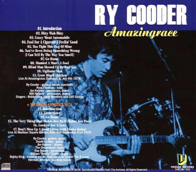 RY COODER GUITAR 音楽書 RY COODER GUITAR 音楽書 Ry Cooder （ライ