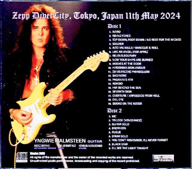 Yngwie Malmsteen イングヴェイ・マルムスティーン/Tokyo,Japan 2024