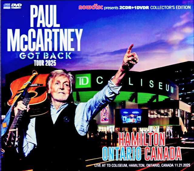 Paul McCartney ポール・マッカートニー/Canada 11.21.2025 S & V Complete