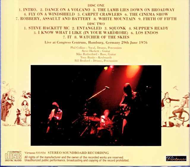 Genesis ジェネシス/Germany 06.29.1976 Complete Upgrade