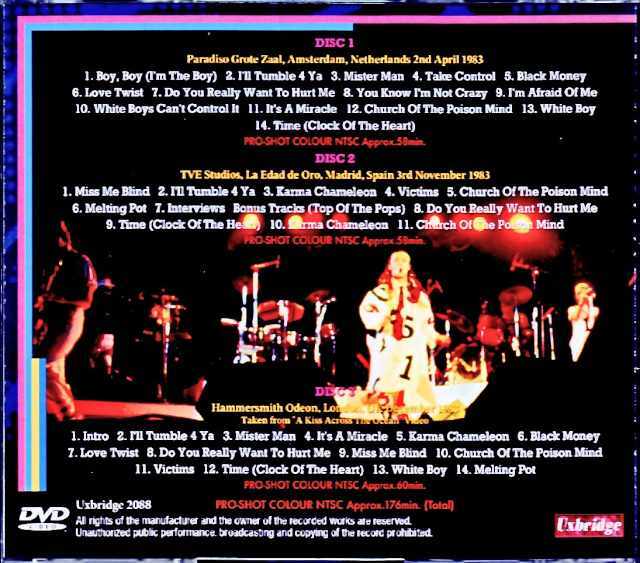 Culture Club カルチャー・クラブ/Live Collection 1983