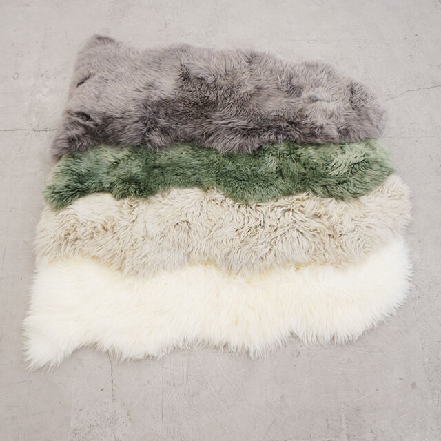 洗えるムートン ラグ 1.5匹サイズ 長毛タイプ ニュージーランド産 60x120cm