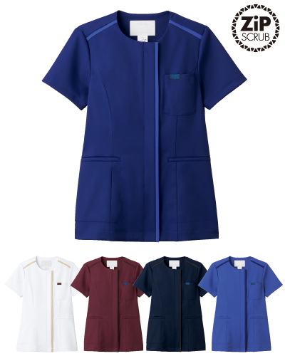 FOLK LL メンズジップスクラブ ダークネイビー ポリエステルフォーク5