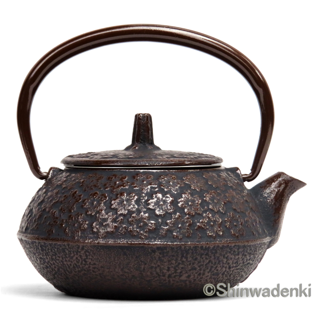 南部鉄器 ティーポット 急須 桜丸形 0.3L OH-405 Shinwadenki