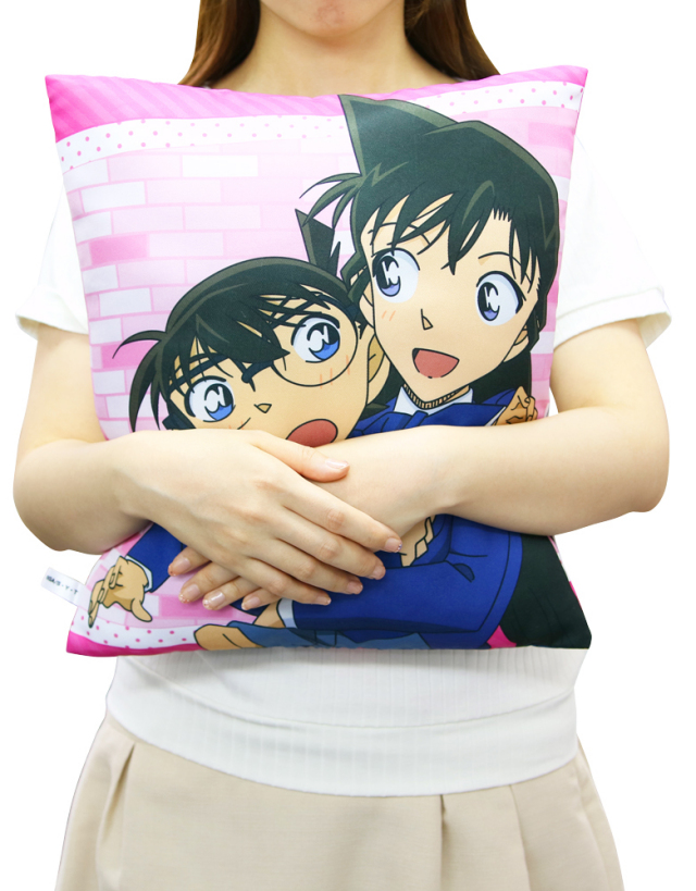 名探偵コナン クッション 江戸川コナン&毛利蘭/工藤新一&毛利蘭