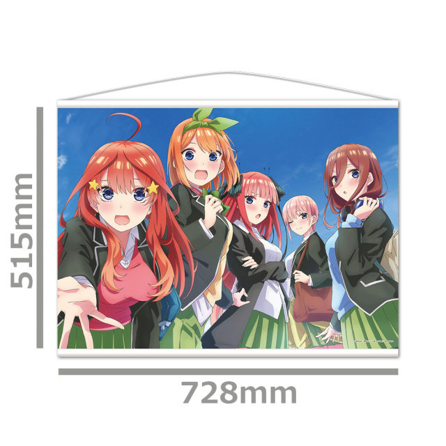 五等分の花嫁∬ B2タペストリーA［一花&二乃&三玖&四葉&五月］