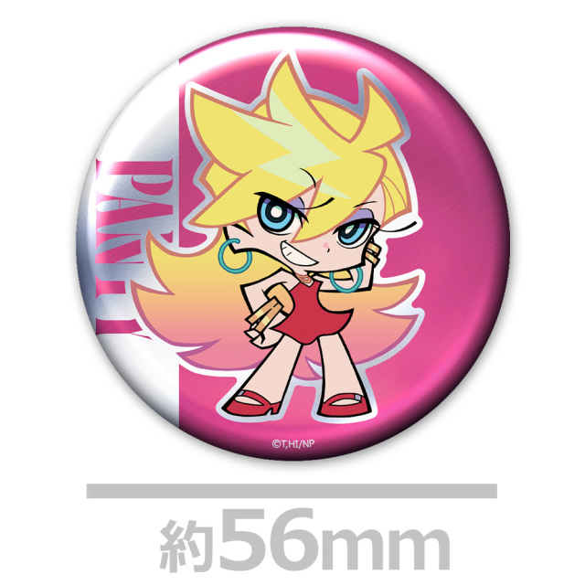 New PANTY & STOCKING with GARTERBELT メタリック缶バッジ2個セット