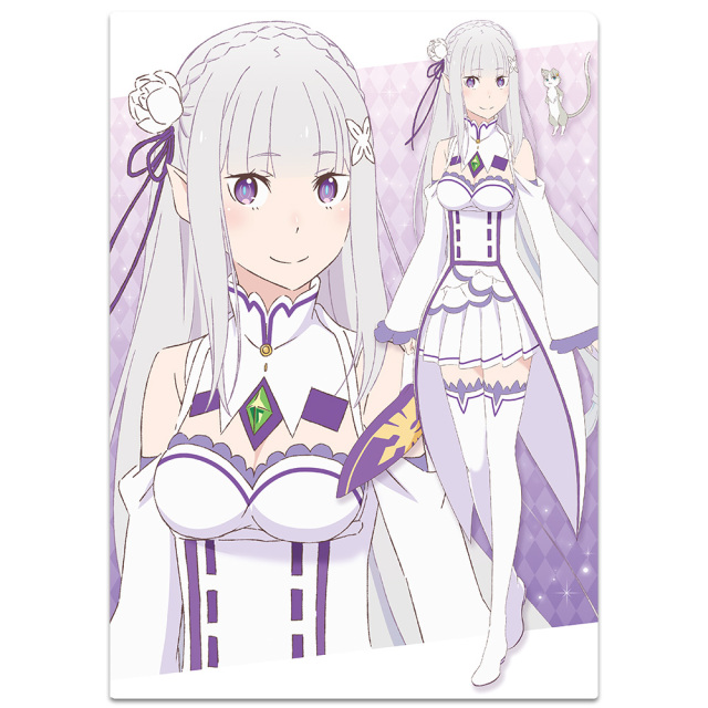 Re:ゼロから始める異世界生活 クリアファイル エミリア&レム