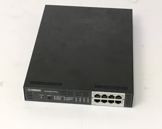 中古】ヤマハ スマートL2スイッチPoE対応 8ポート SWX2200-8PoE