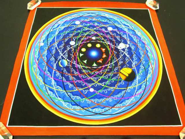 僧侶・タンカ絵師による肉筆 曼荼羅 / マンダラ 精密画 / タンカ