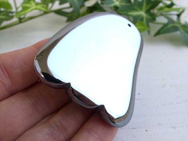 大特価 テラヘルツ鉱石 かっさ 紐通し穴有り 携帯用ポーチ付き 縦約